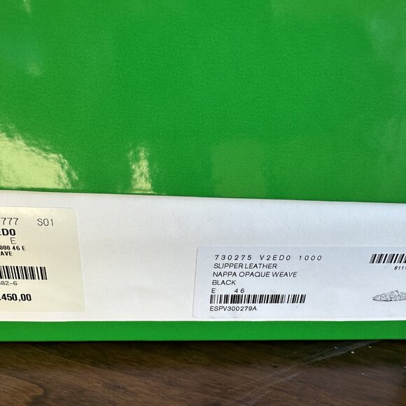 Bottega Veneta Men’s Loafer Intrecciato Black AUTHENTIC LIKE NEW - EU 46 (13 US) - Picture 6 of 6